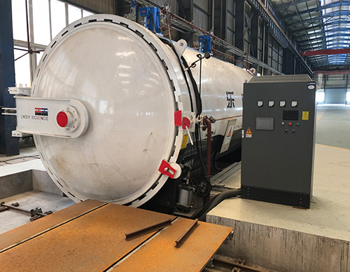 玻璃夾層線，高壓釜